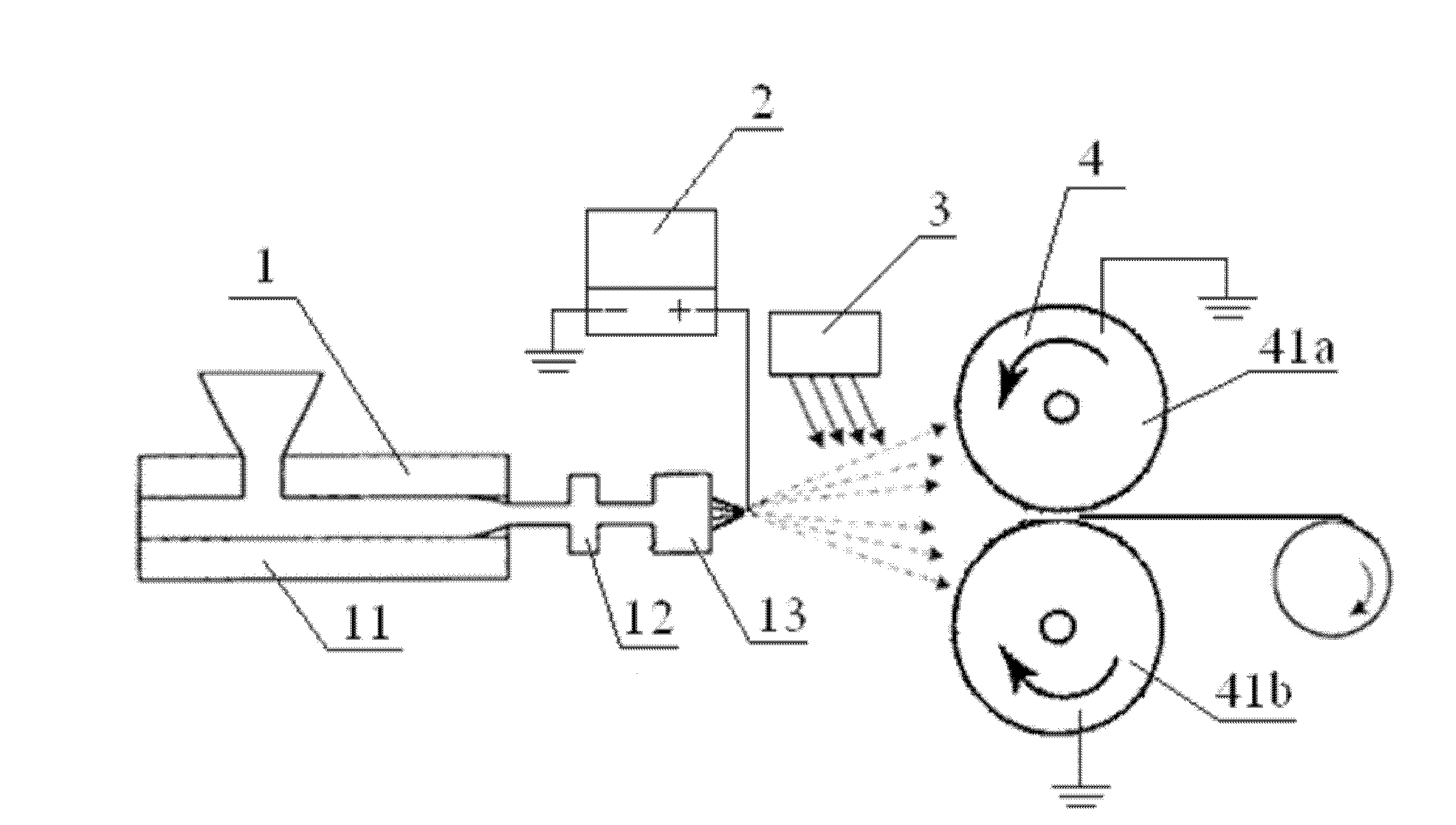 Non-woven fabric and preparation method thereof and production device thereof