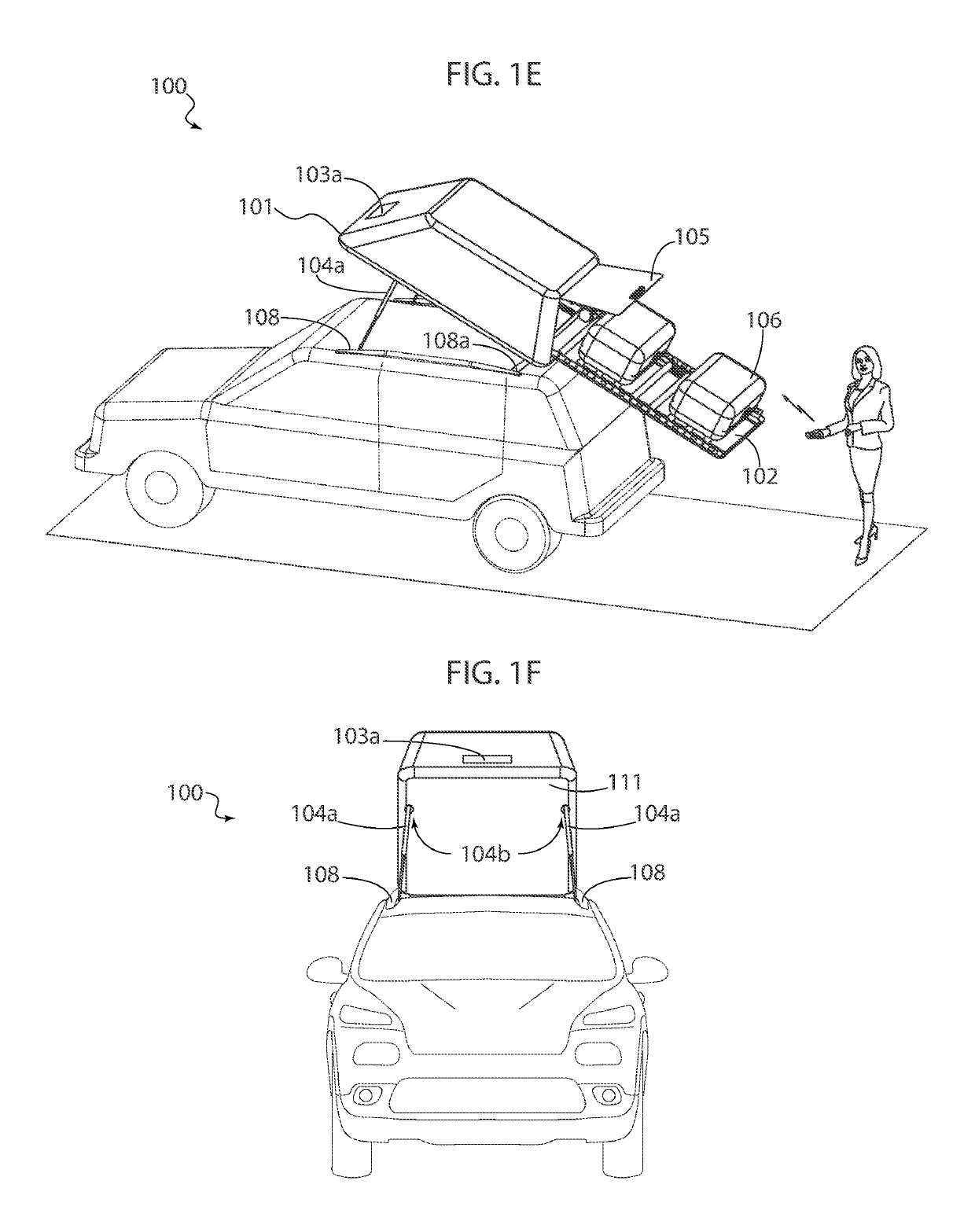 Automated self-loading cargo carrier for vehicles