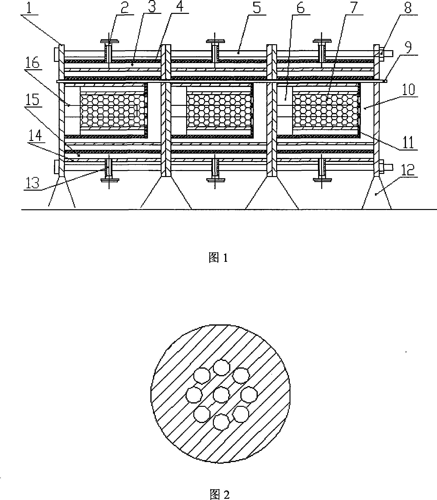 Mine ventilation mash gas burning and heat energy using device