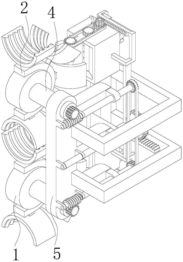 Rolling die cleaning device for PVC pipe machining