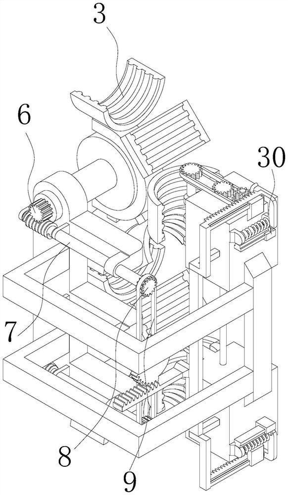 Rolling die cleaning device for PVC pipe machining