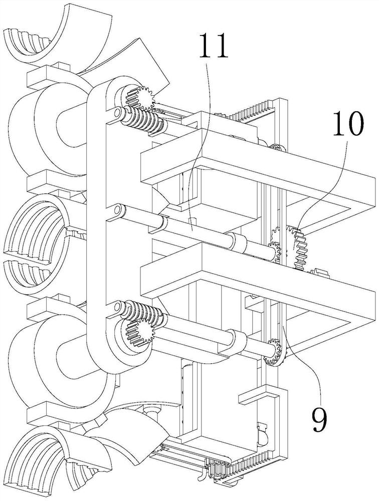 Rolling die cleaning device for PVC pipe machining