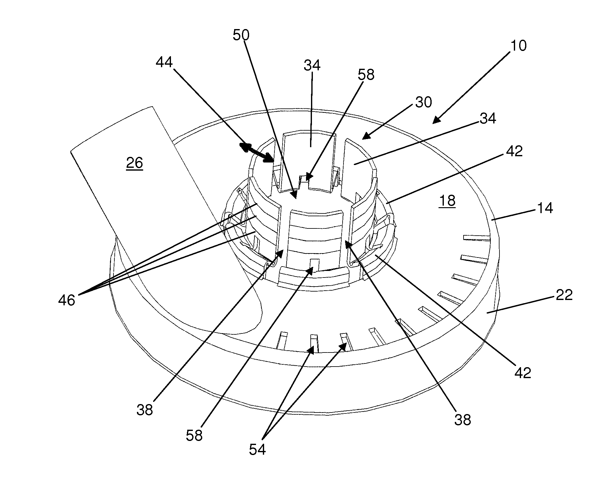 Angle grinder dust shroud with unitary adjustable mounting collar