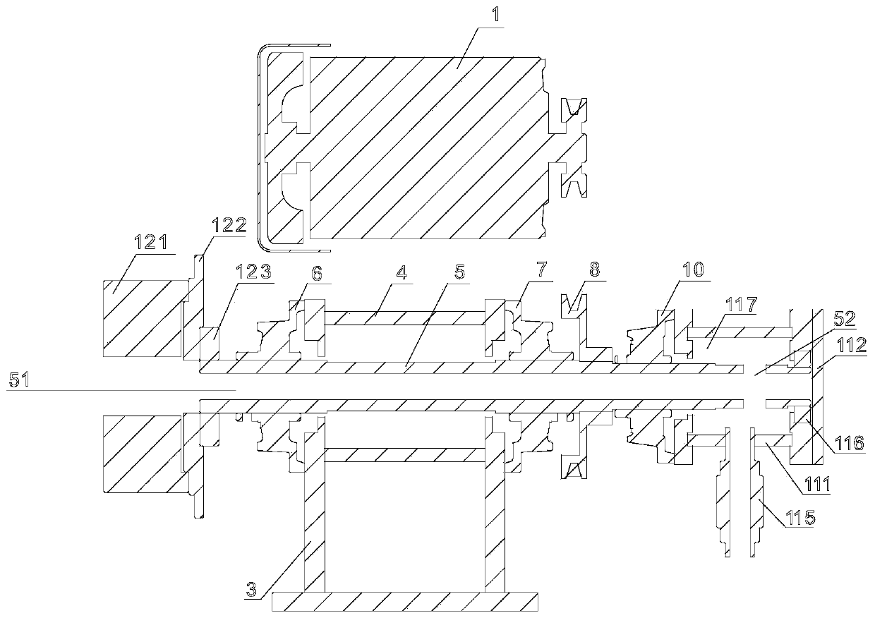 A metal wire drawing machine