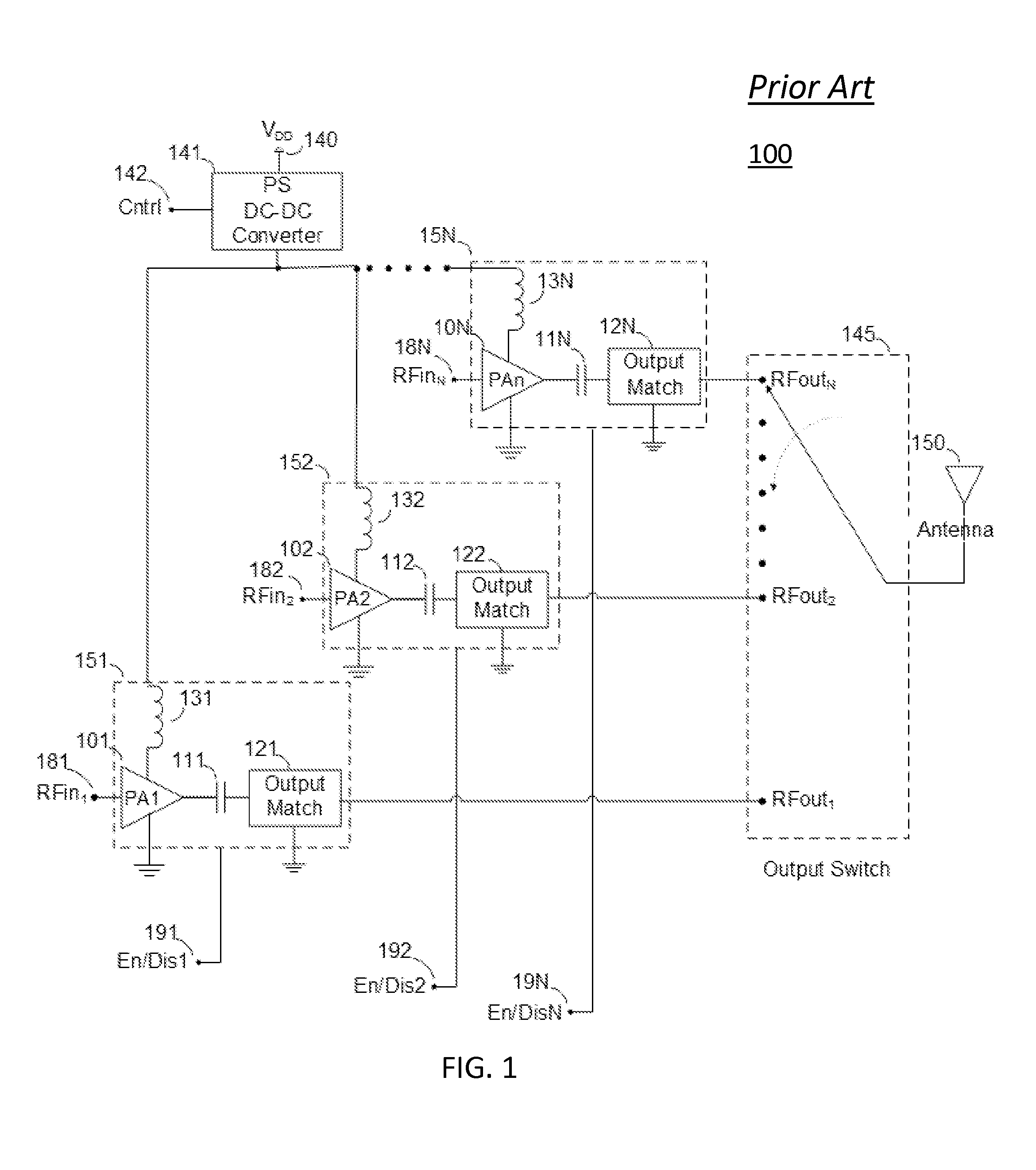 Load compensation in RF amplifiers