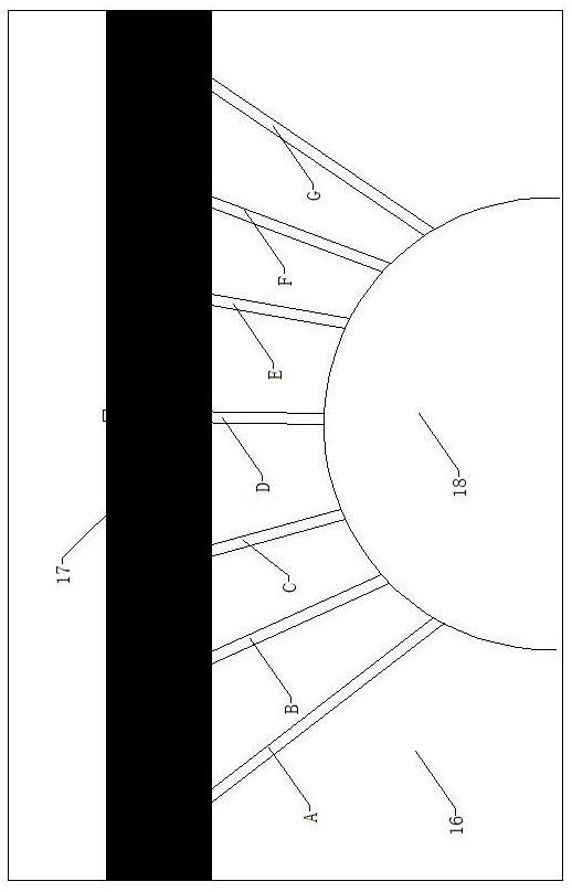 Tire bag type anti-slip hole packer for bottom-pumping roadway gas extraction drilling