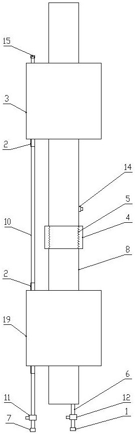 Tire bag type anti-slip hole packer for bottom-pumping roadway gas extraction drilling