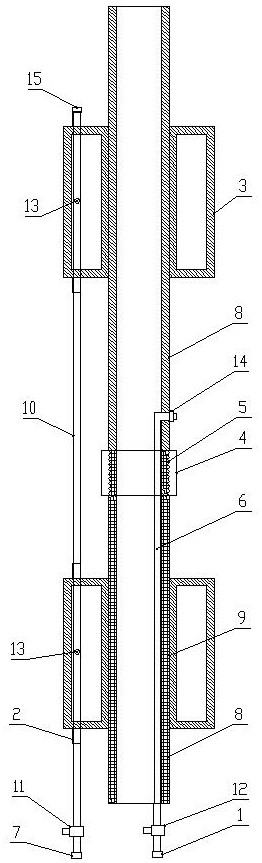 Tire bag type anti-slip hole packer for bottom-pumping roadway gas extraction drilling