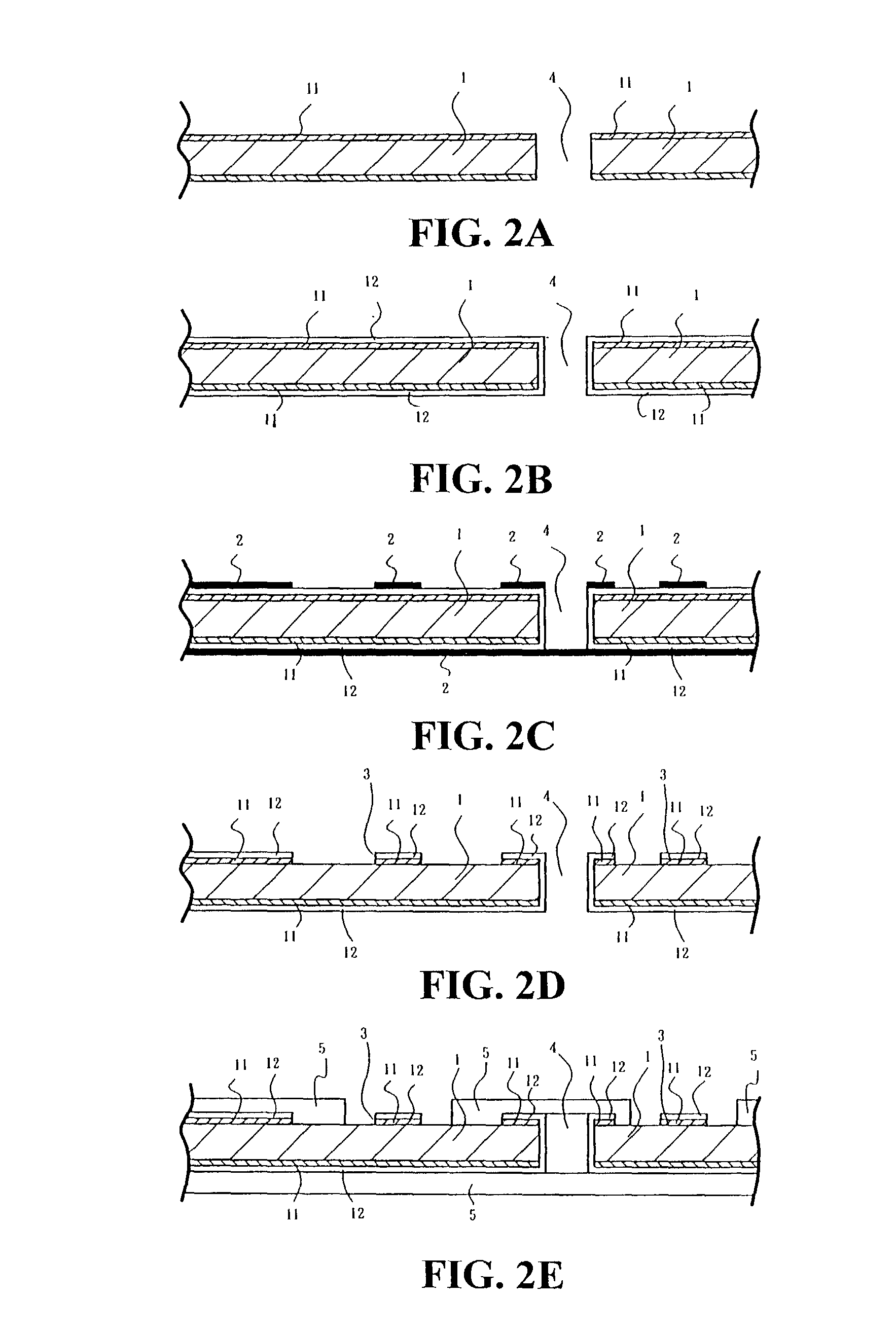 Method of metal electro-plating for IC package substrate