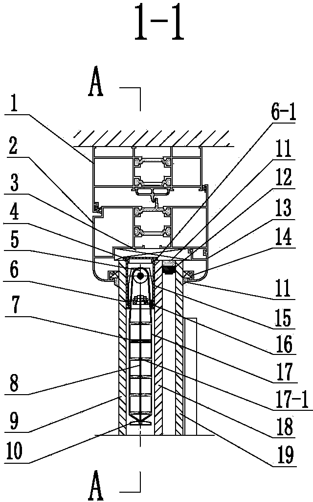 Energy-saving window with detachable hollow glass and built-in venetian blind