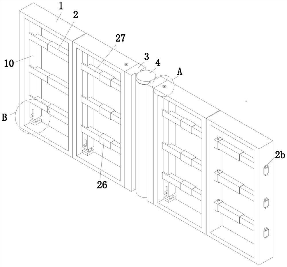 Module assembly type building aluminum alloy formwork