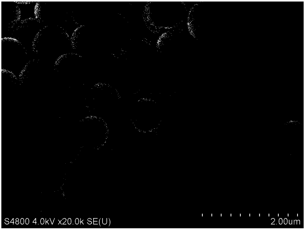 Vanadium tetrasulfide electrode material and preparation method and application thereof