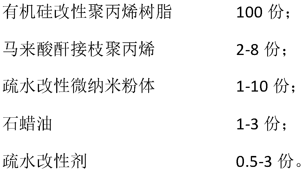 Self-cleaning polypropylene plastic barrel and preparation method thereof