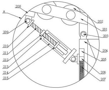 Steel stacking device for steel shearing machine processing