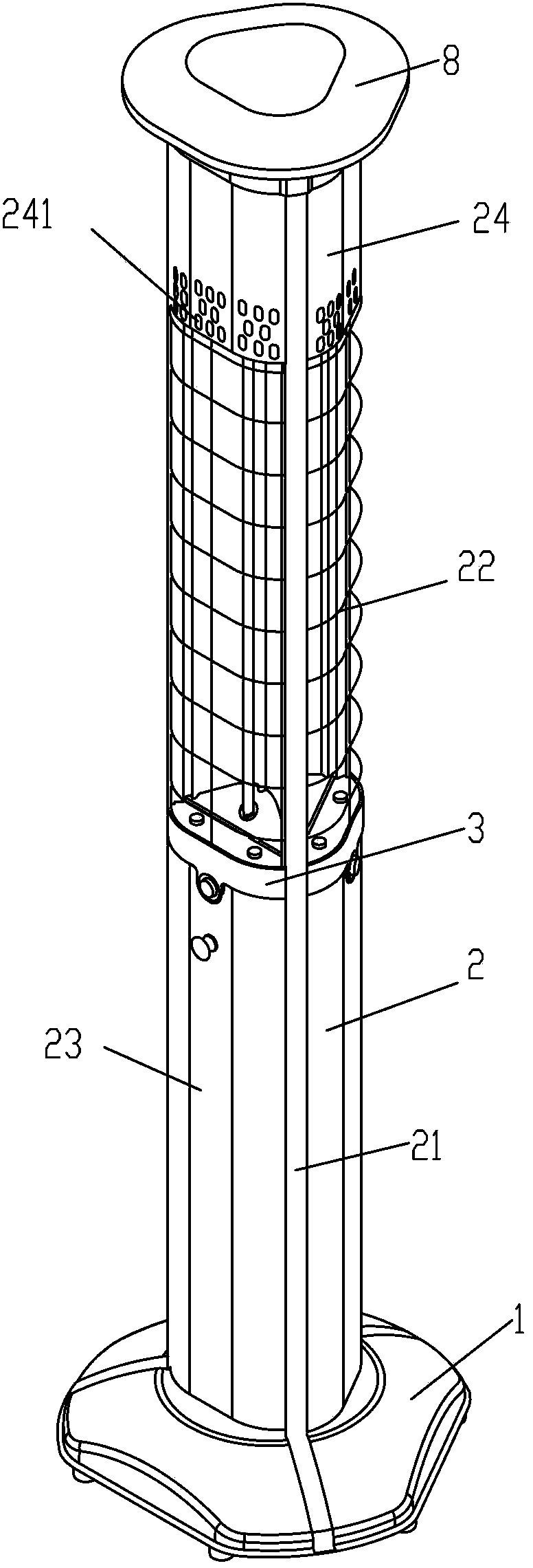 Electric heating furnace