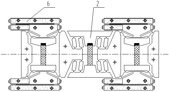 Piezoelectric-driven inchworm-type positioning table based on flexible amplification principle