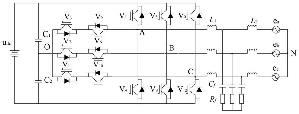 Adjustable LCL filter optimization design method of T-type three-level energy storage converter