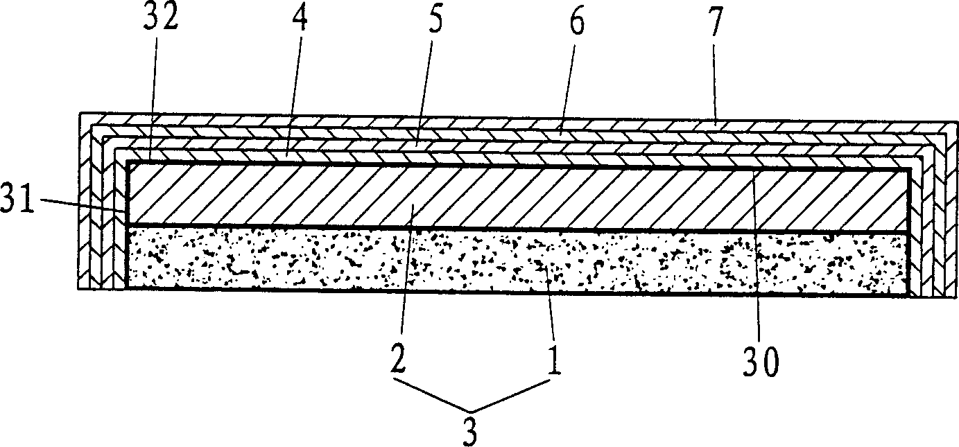 Wall surface decoration plate and its producing method