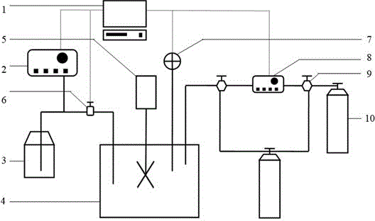 Crude oil produced hydrogen sulfide on-line monitoring experimental device