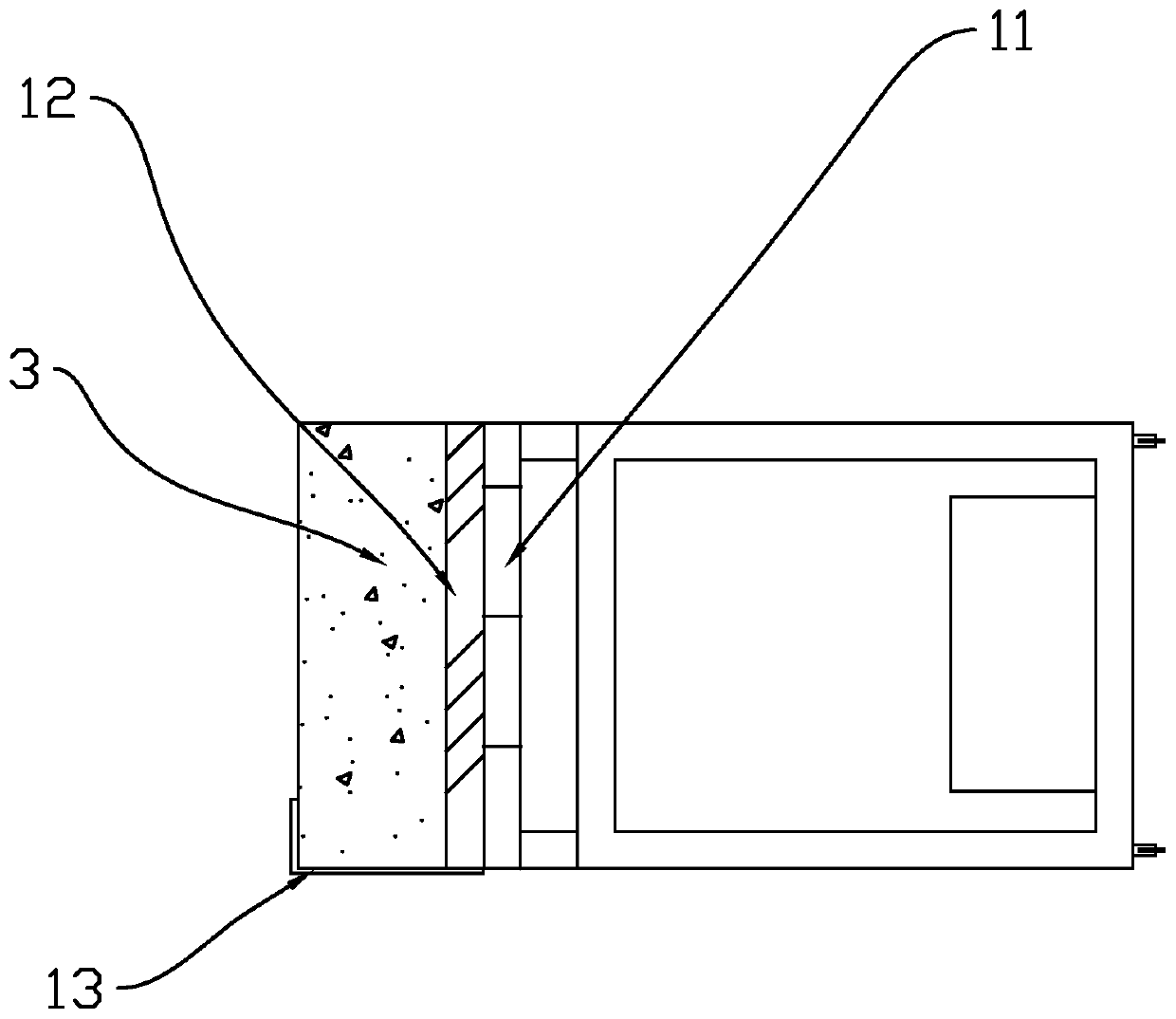 Wall plate installing device and installing method