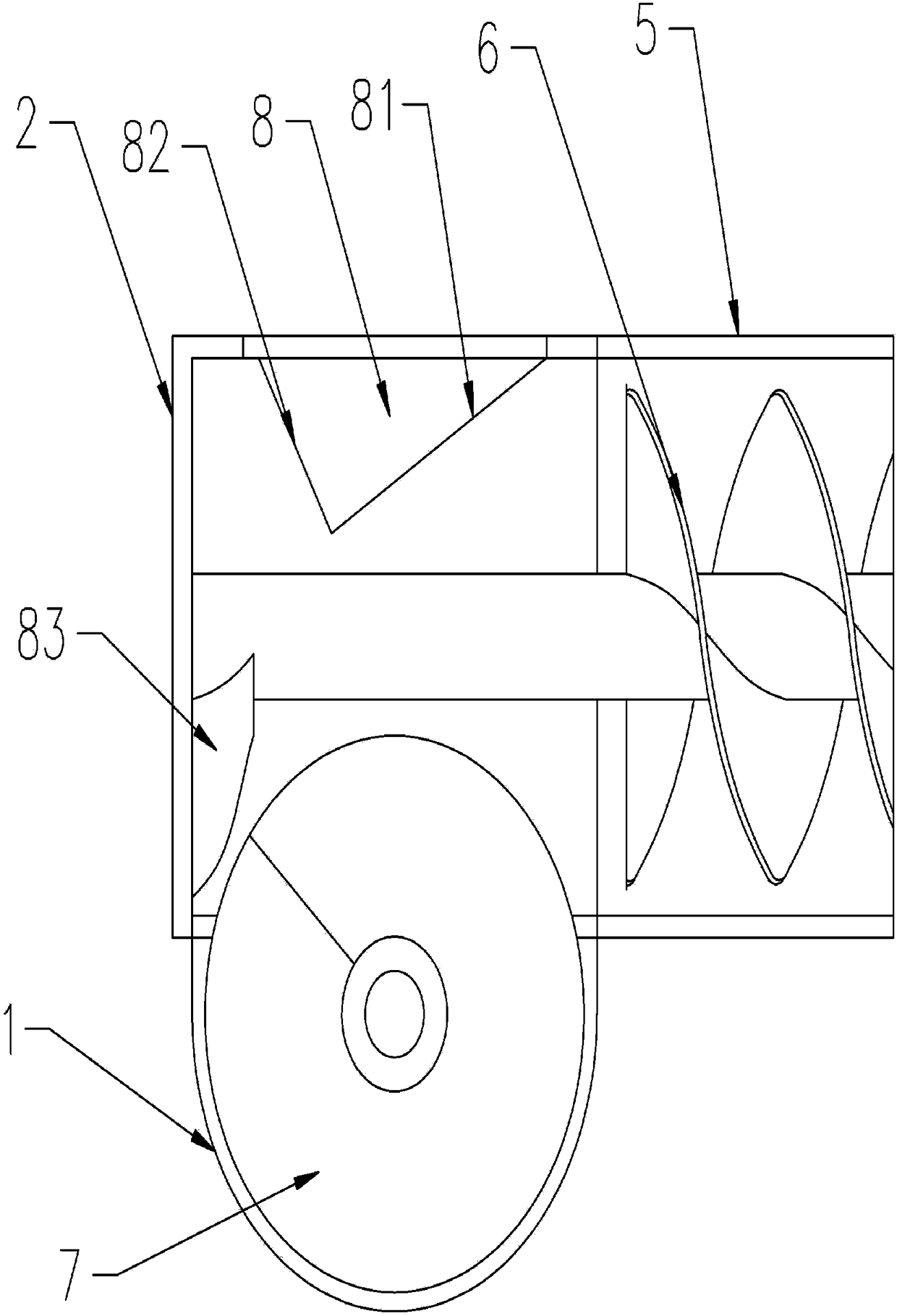 Harvester granary grain unloading mechanism