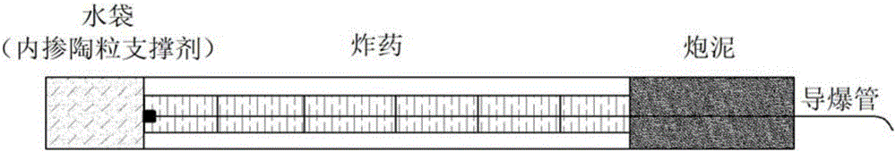 Rock burst prevention and treatment method based on explosive tamping hydraulic fracturing