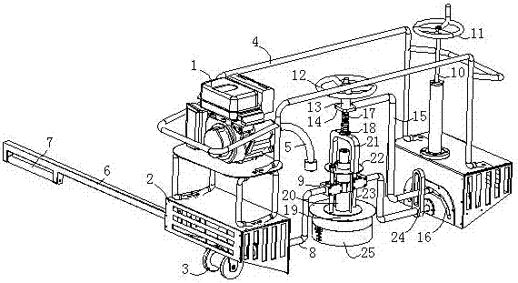 Grinding machine for steel rail