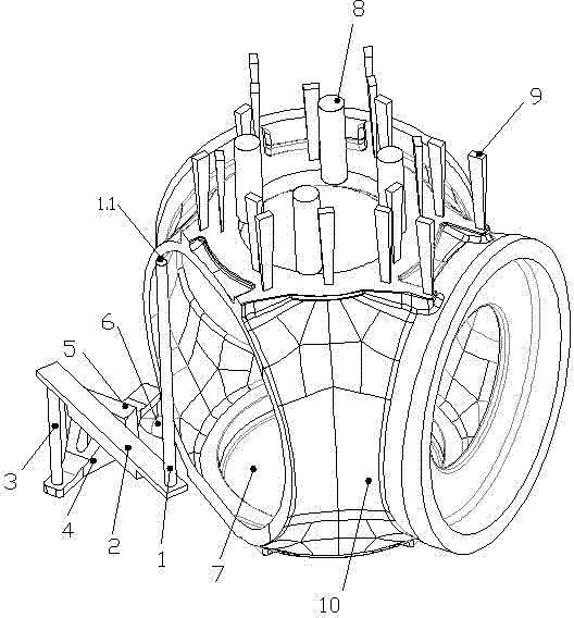 Wheel hub of wind turbine generator system (WTGS)