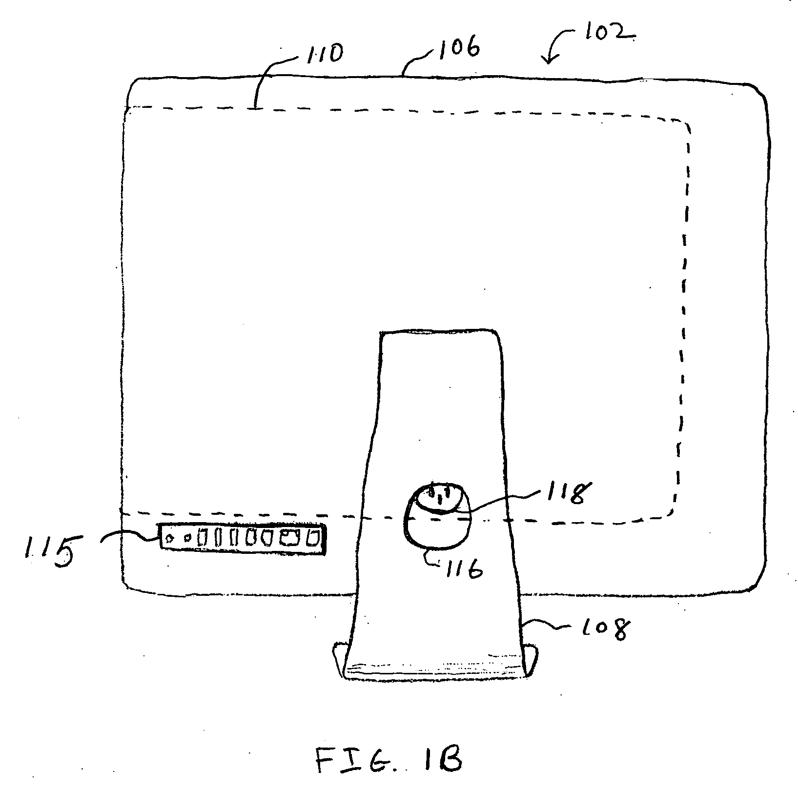 Integrated monitor and docking station