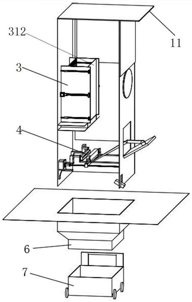 Household garbage throwing intelligent equipment and control system thereof