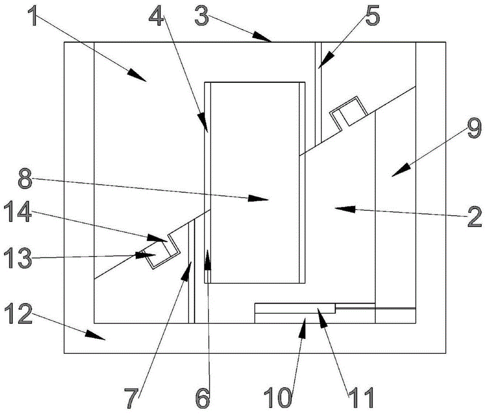 Rock seepage-stress coupling shear rheological test box