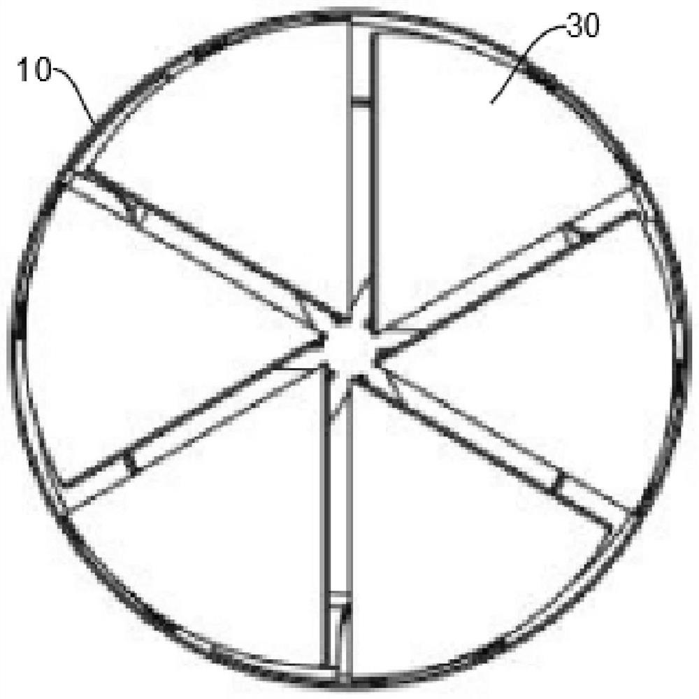 Box-type after-treatment mixer and engine applying same