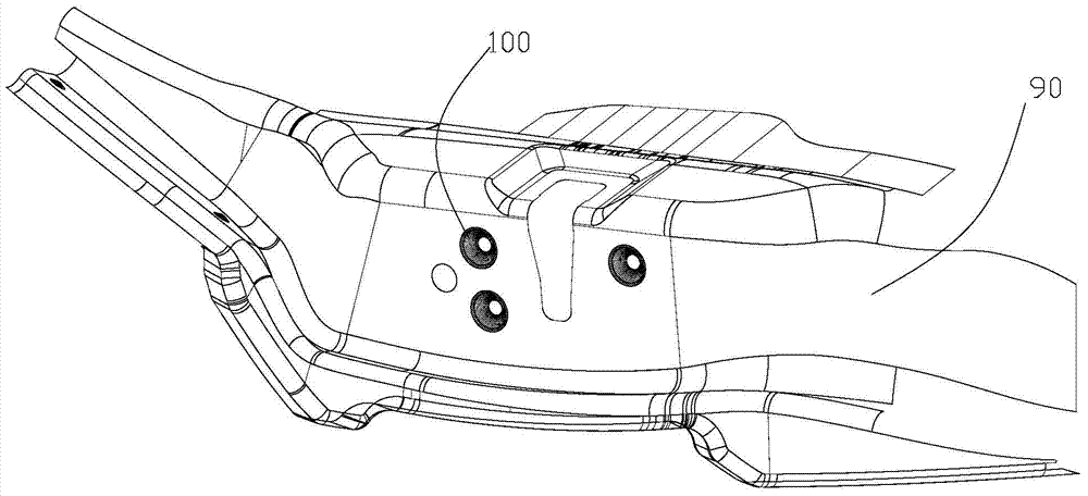 Installing hole punching device