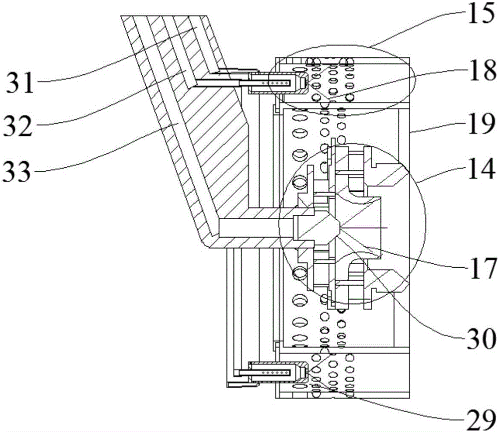 Low-pollution combustor with main combustion grade adopting effervescent atomizer