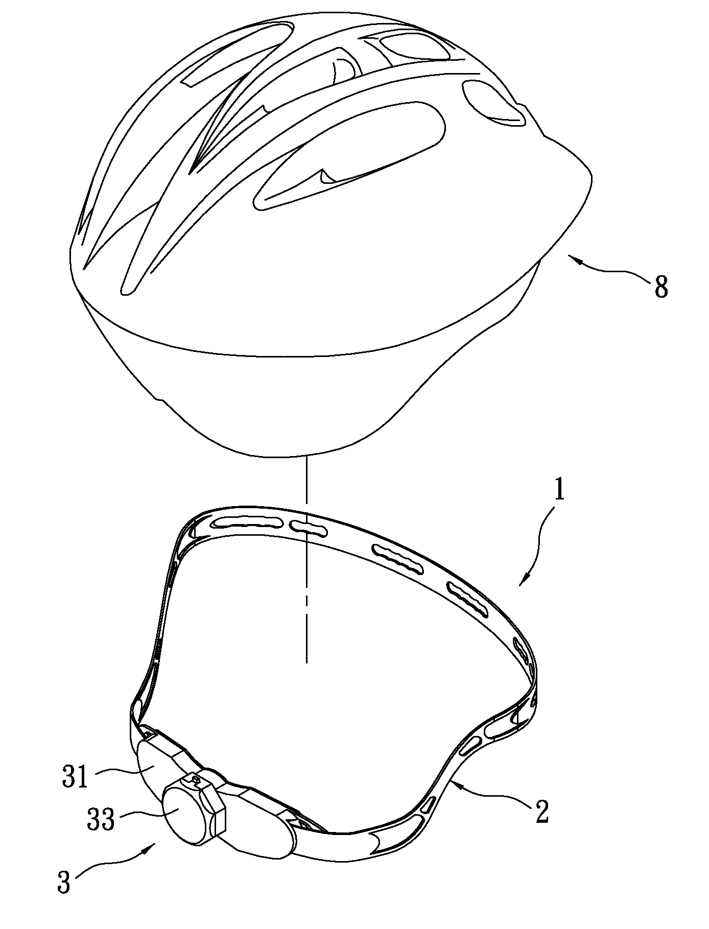 Hat band structure