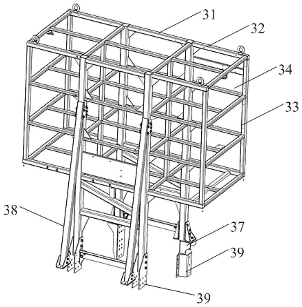 High-power fuel cell and vehicle-mounted hydrogen integration system and method