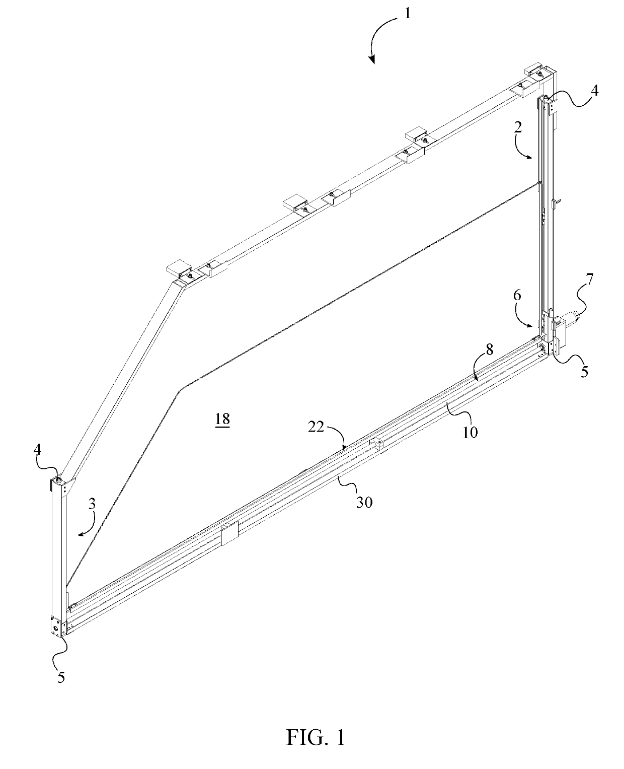 Electronically controlled window