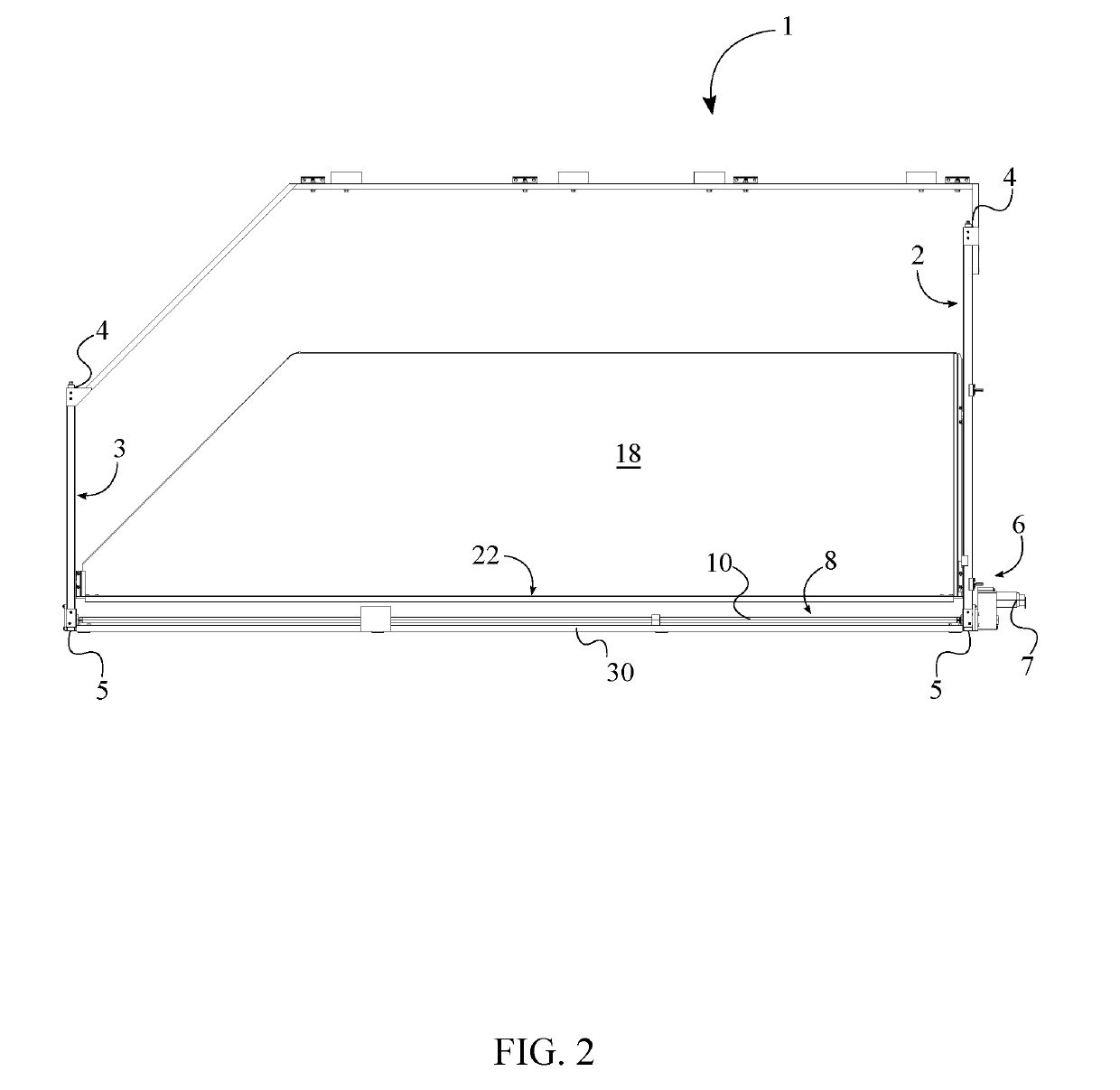 Electronically controlled window