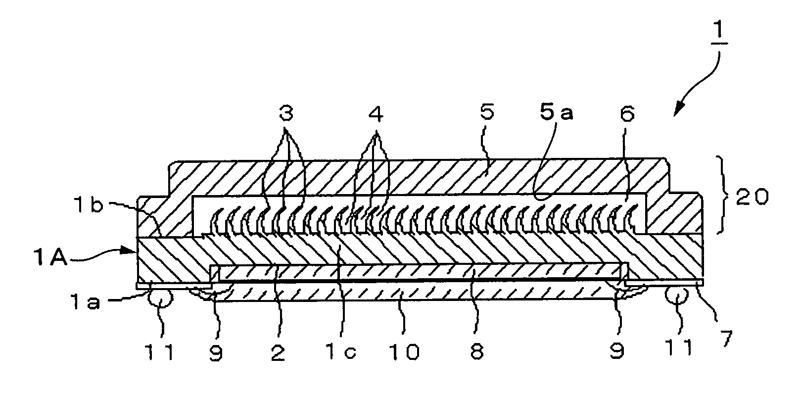 Component package having heat exchanger