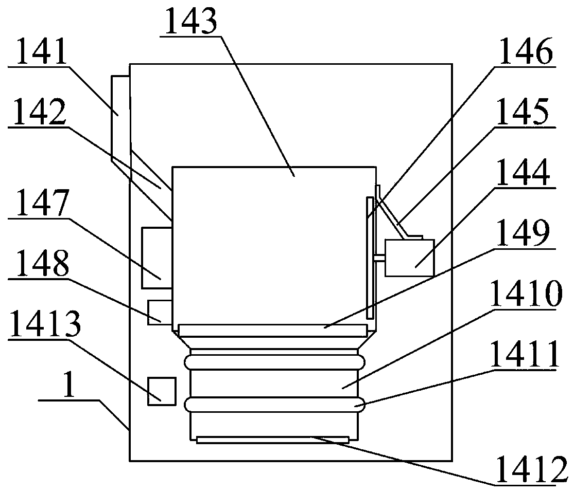 A self-cleaning towel storage device in a multifunctional nursing department