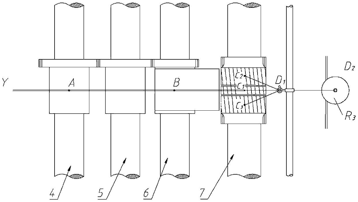 Dual-channel hollow spindle fancy yarn forming device and method