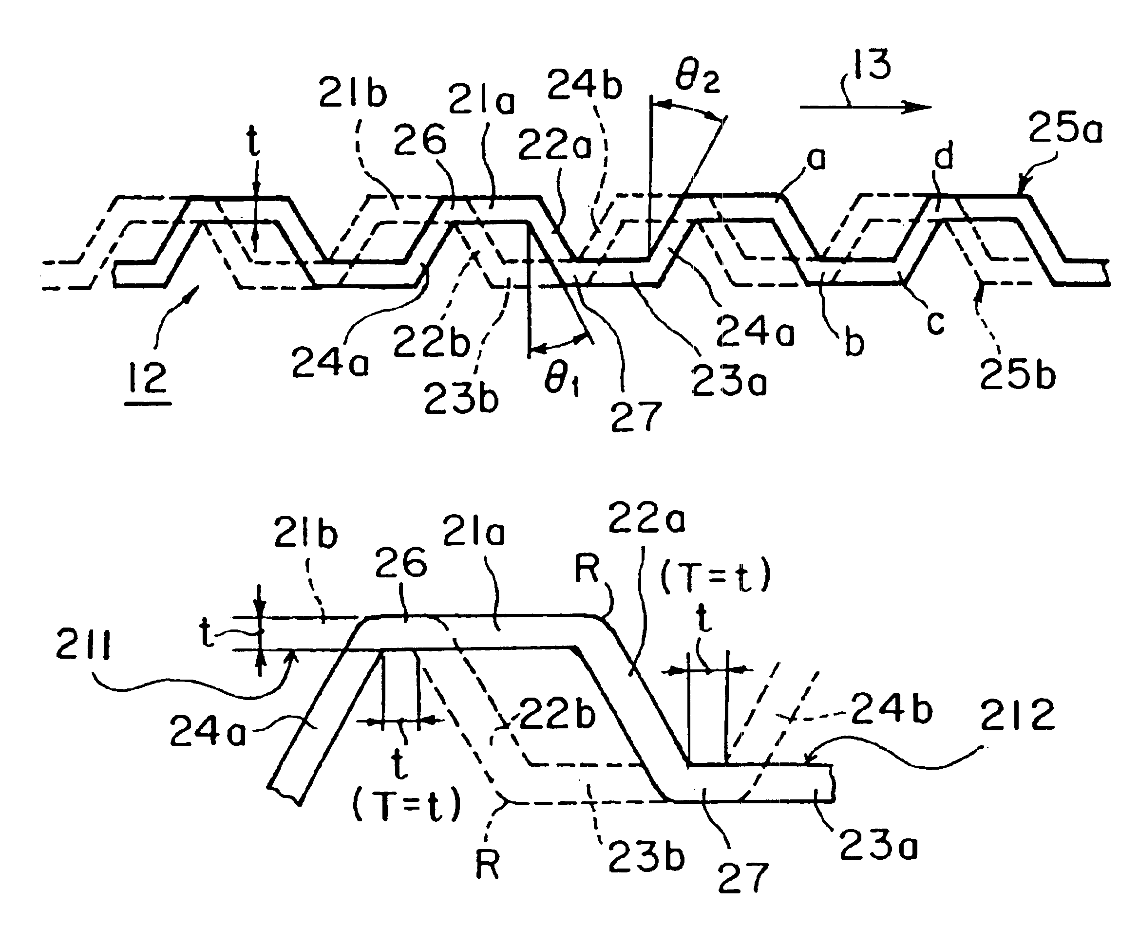 Heat exchangers and fin for heat exchangers and methods for manufacturing the same