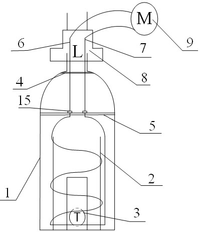 Solid hydrogen storage and desorption device and method based on temperature feedback regulation