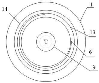 Solid hydrogen storage and desorption device and method based on temperature feedback regulation