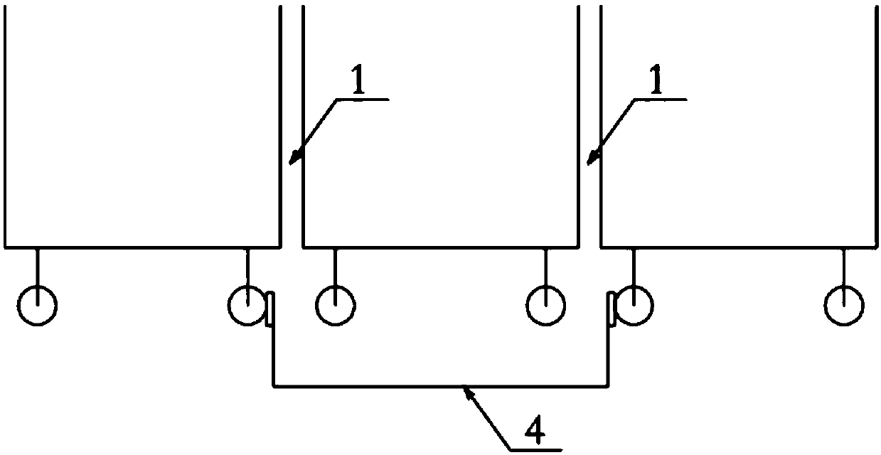 Method for quick online replacement of trolley for sintering machine