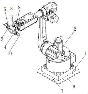 Symmetrical-gripping-jaw fixture capable of rotating 180 degrees