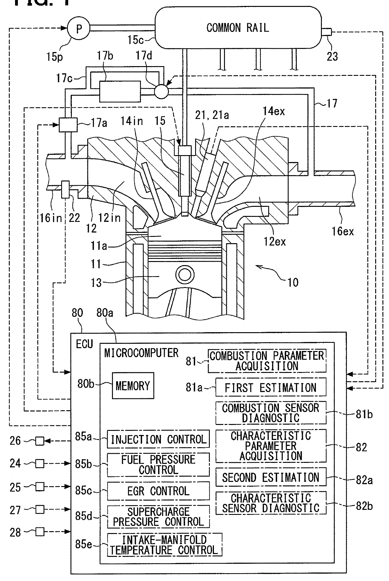 Sensor failure diagnostic apparatus