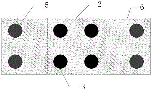 Structure of prefabricated pile-plate brackets for underpinning existing pile foundations through shield tunneling and construction method