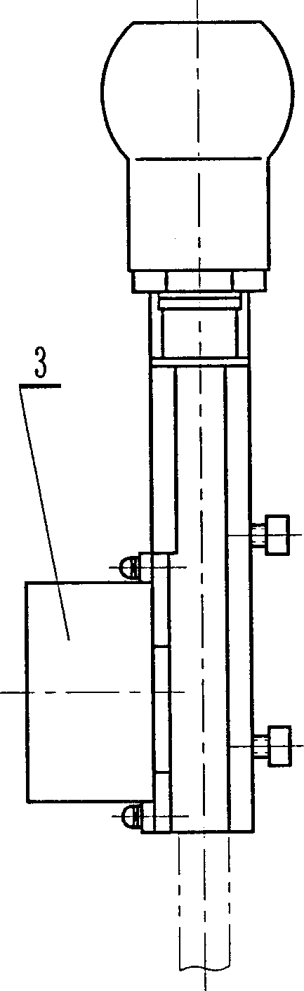 Detection apparatus for operation force on operation rod and corresponding displacement