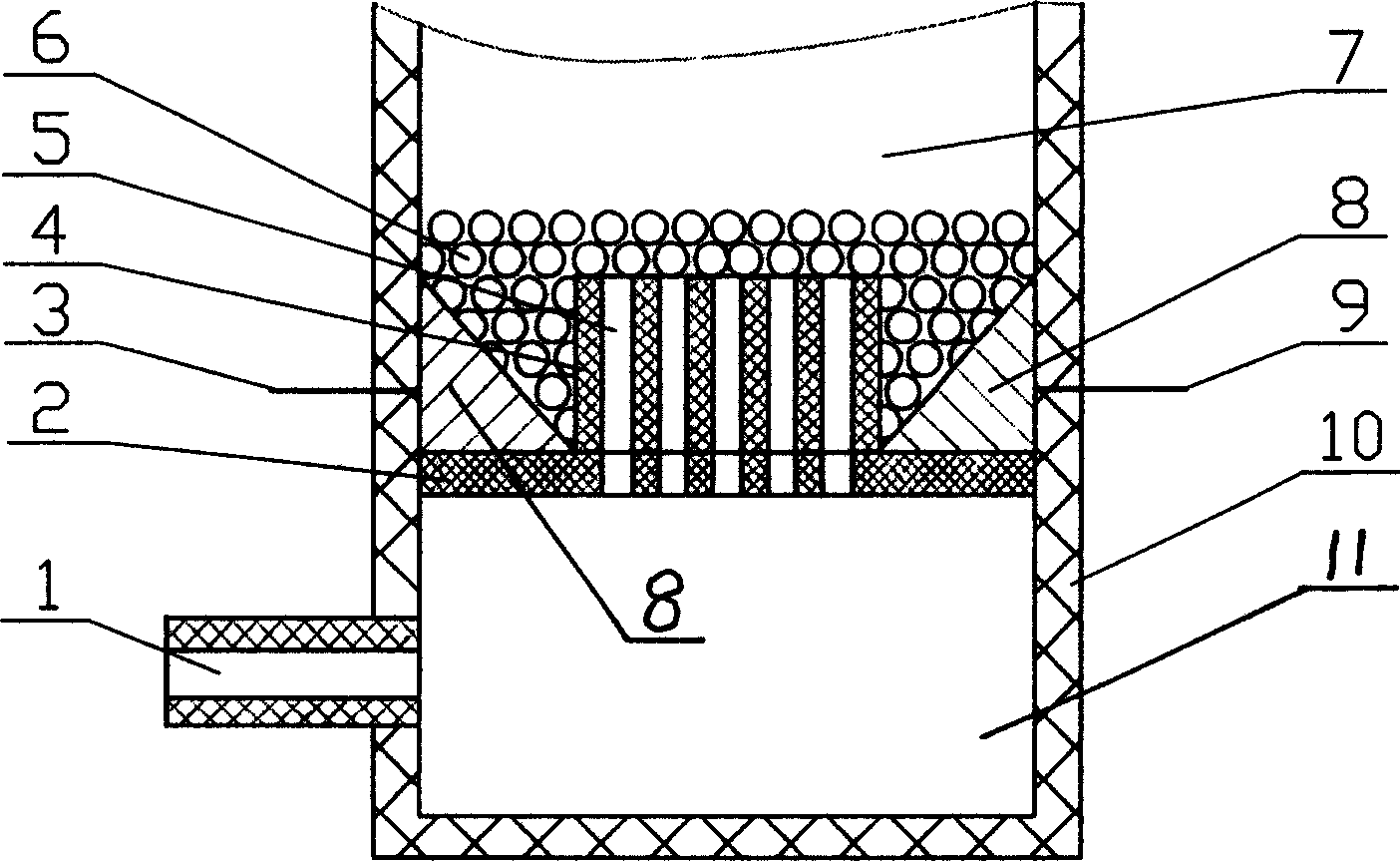 Electric pulse minitype plasma water treatment method and equipment